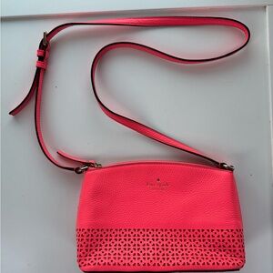 Kate Spade Neon Pink Crossbody Bag